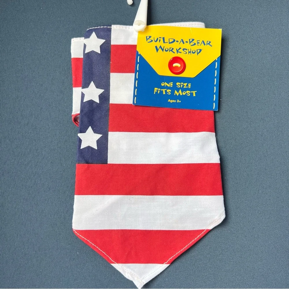 Build-A-Bear Stars and Stripes Bandana